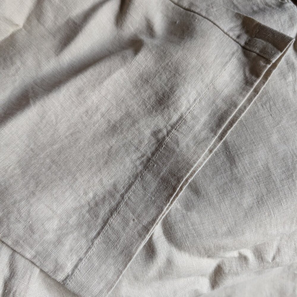 NWT Quince 100% European Linen Pants in Driftwood - Picture 7 of 7